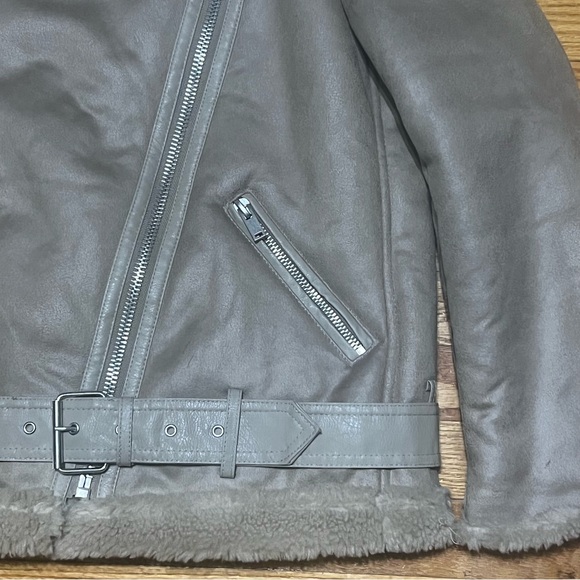 Zara Double Faced Jacket Tan Size Small Great Condition - Picture 10 of 14